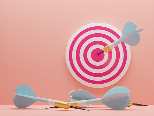 dart hitting target